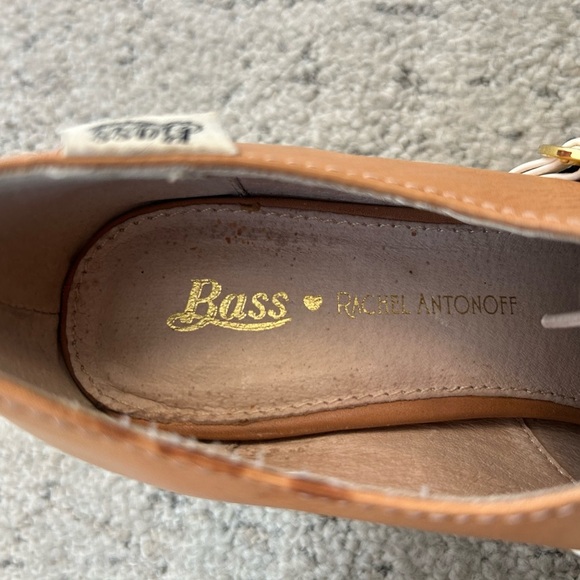 BASS X Rachel Antonoff “Louisa Flow Power” size 7.5 floral and heart saddle heel - Picture 7 of 15